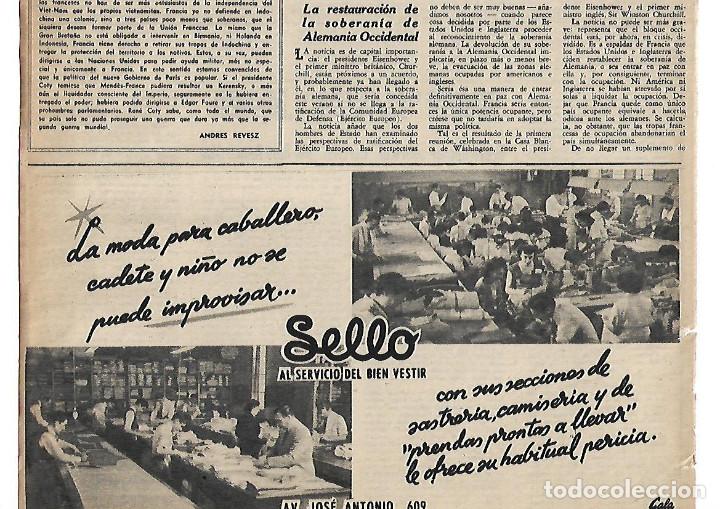 Coleccionismo: A&Ntilde;O 1954 RECORTE PRENSA PUBLICIDAD COMERCIO ALMACEN SELLO MODA BARCELONA