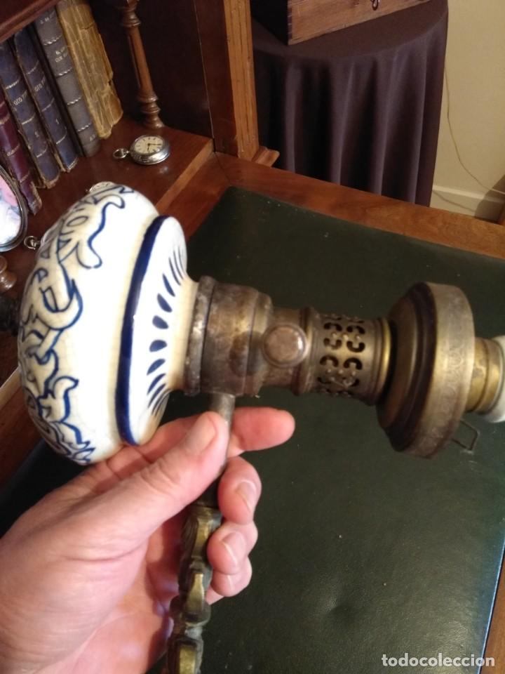 Coleccionismo: Antiguo aplique de ceramica - Foto 6