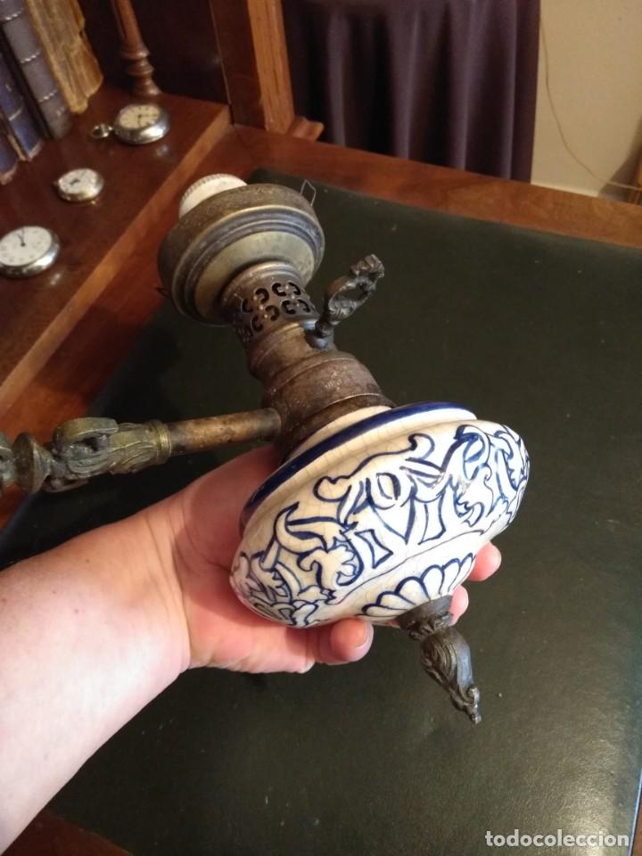 Coleccionismo: Antiguo aplique de ceramica - Foto 13