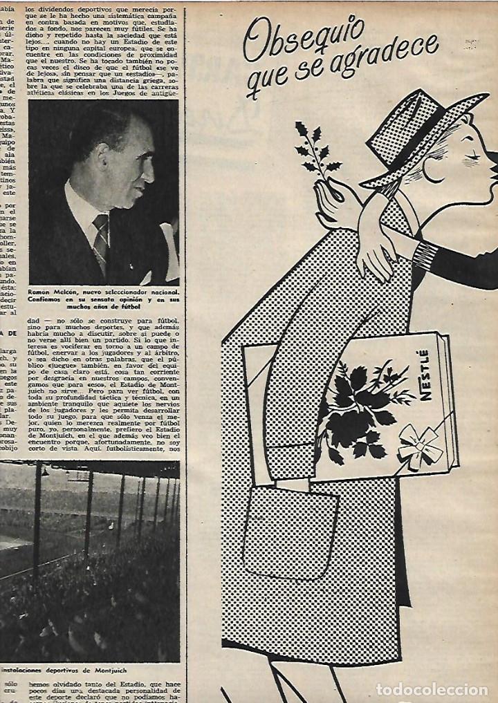 Collectionnisme: A&Ntilde;O 1954 RECORTE PRENSA PUBLICIDAD CHOCOLATE NESTLE BOMBONES