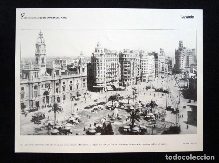 Colecionismo: L&Aacute;MINA N&ordm; 37 ARCHIVO J. HUGUET, LA PLAZA DEL AYUNTAMIENTO EN LOS A&Ntilde;OS 30. DIARIO LEVANTE