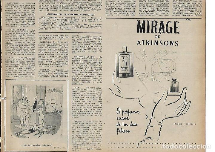Collectionnisme: A&Ntilde;O 1955 RECORTE PRENSA PUBLICIDAD PERFUME MIRAGE DE ATKINSONS