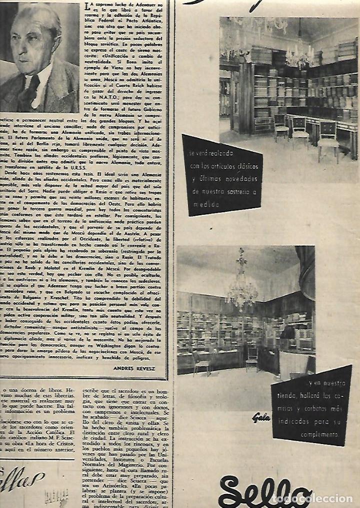 Coleccionismo: A&Ntilde;O 1955 RECORTE PRENSA PUBLICIDAD COMERCIO ESTABLECIMIENTO SELLO MODA