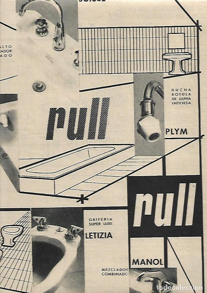 Collecting paper: A&Ntilde;O 1955 RECORTE PRENSA PUBLICIDAD RULL BA&Ntilde;O PASSEIG DE GRACIA BARCELONA