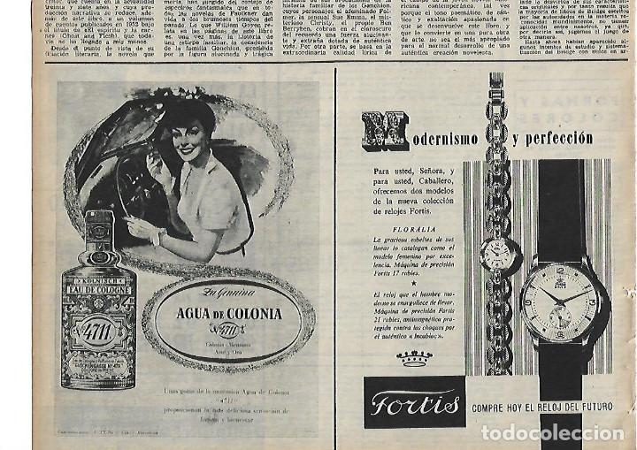 Collectionnisme: A&Ntilde;O 1955 RECORTE PRENSA PUBLICIDAD AGUA DE COLONIA 4711