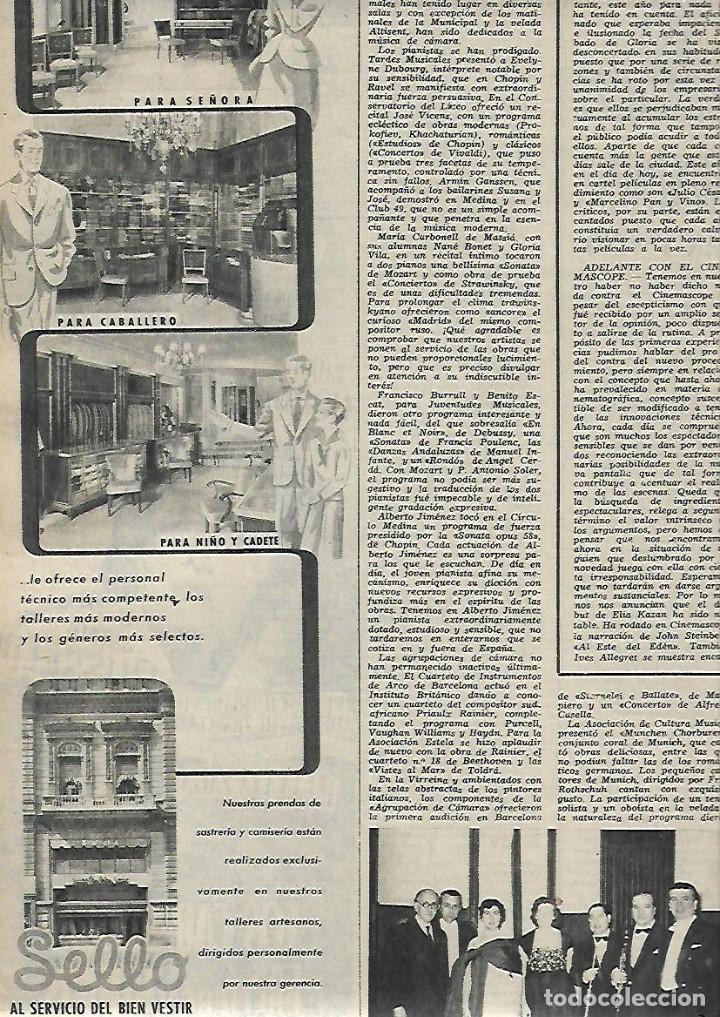 Sammelleidenschaft Papier: A&Ntilde;O 1955 RECORTE PRENSA PUBLICIDAD COMERCIO ESTABLECIMIENTO SELLO MODA