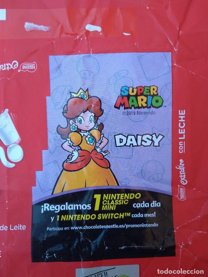 Coleccionismo: ENVOLTORIO CHOCOLATE NESTLE - NINTENDO SWITCH - DAISY - Foto 2