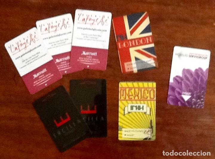 Coleccionismo: TARJETA HOTEL.. LLAVE MAGNETICA. LOTE DE 8 UNIDADES.  ENVIO INCLUIDO.