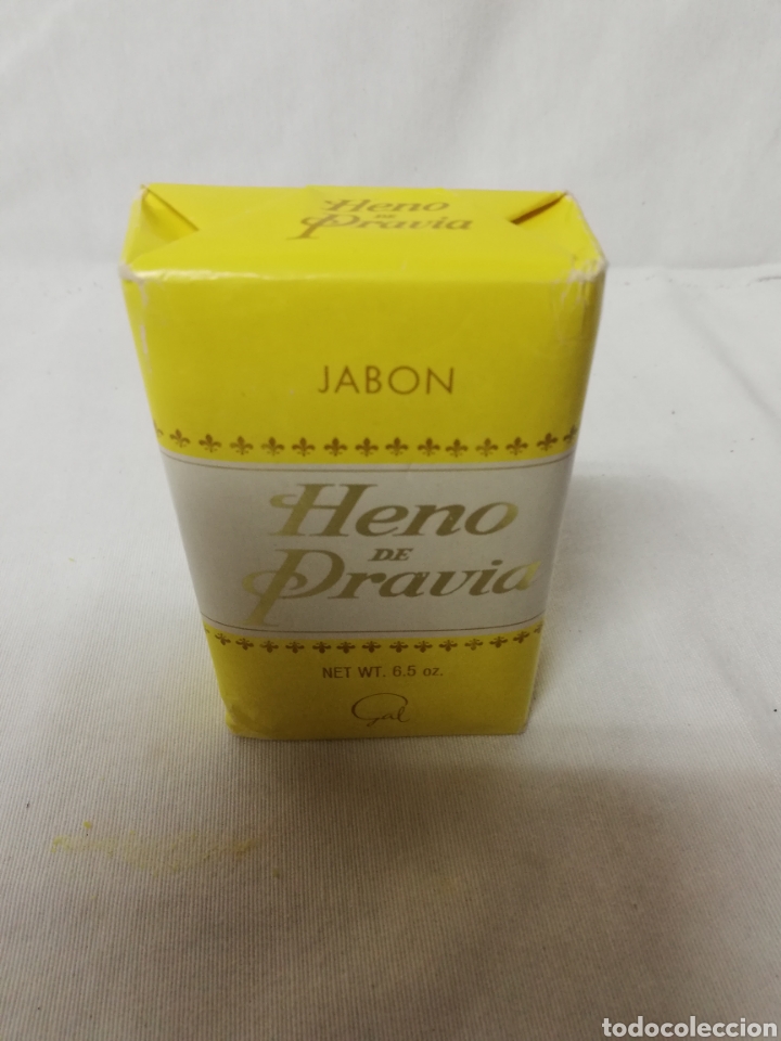 Coleccionismo: PASTILLA JABON HENO DE PRAVIA. N-524.PERFUMERIAS GAL. 200 GRS. UNICA EN TC.