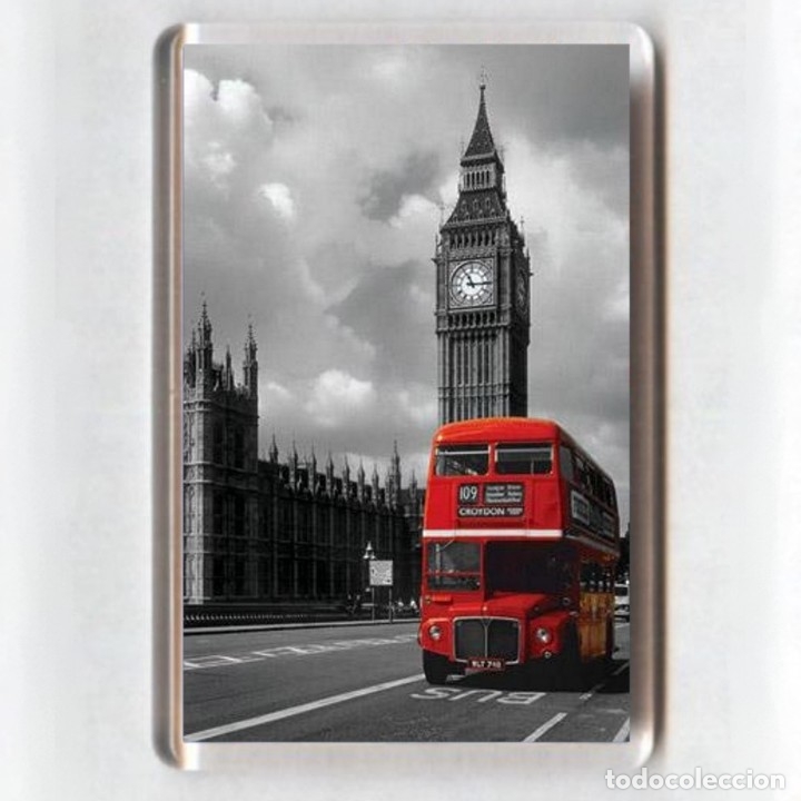 Coleccionismo: IMAN acr&iacute;lico NEVERA - SOUVENIR de LONDRES - Foto 1