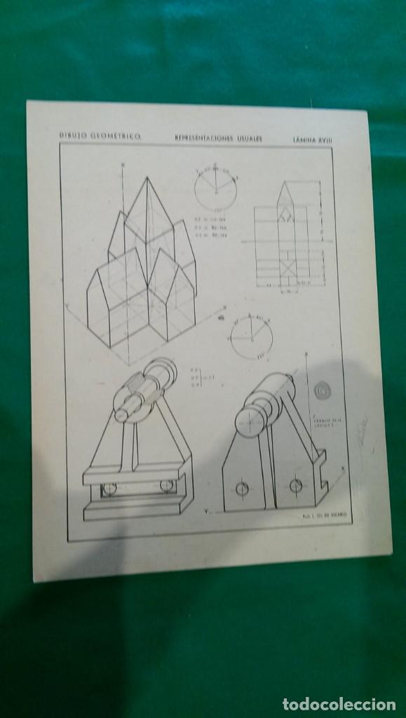 Sammelleidenschaft Papier: ANTIGUA L&Aacute;MINA DE DIBUJO &laquo;DIBUJO GEOM&Eacute;TRICO. REPRESENTACIONES USUALES&raquo;