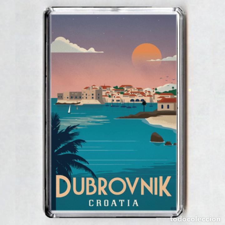 Coleccionismo: IMAN acr&iacute;lico NEVERA - Dubrovnik - Foto 1