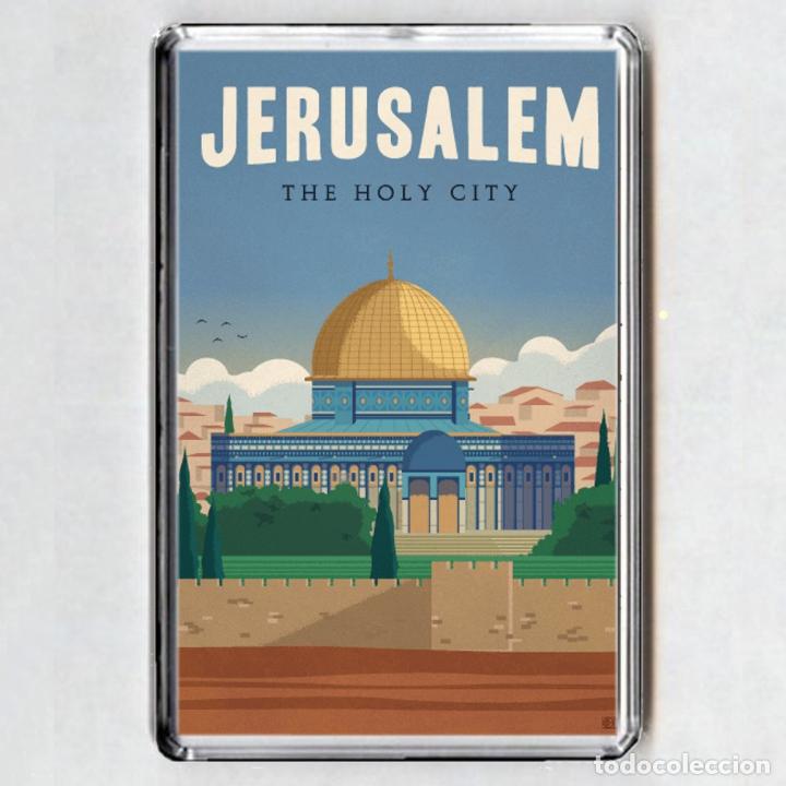 Coleccionismo: IMAN acr&iacute;lico NEVERA - Jerusalem - Foto 1