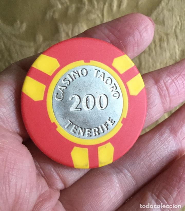 Coleccionismo: FICHA DE 200 PTS DE CASINO TAORO DE TENERIFE