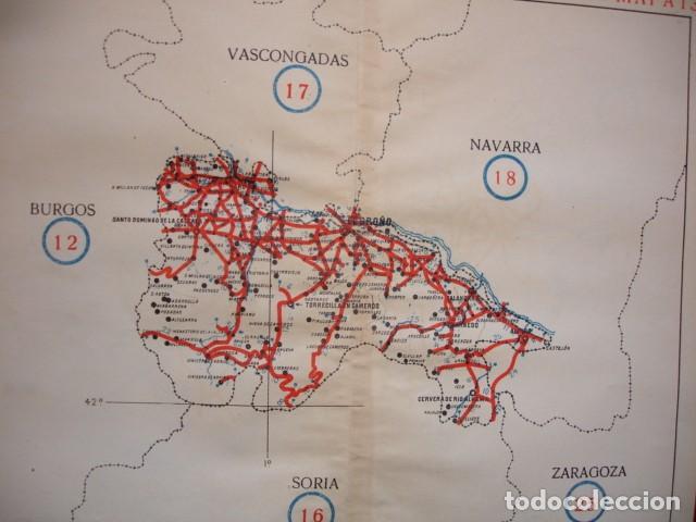 Collecting paper: LOGRO&Ntilde;O .MAPA DE CARRETERAS 22X19.5. A&Ntilde;O 1920