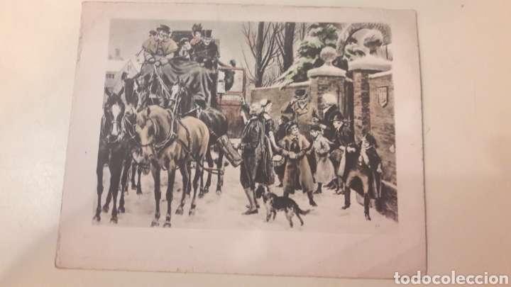 Coleccionismo: L&aacute;mina escena 1900 - Foto 1