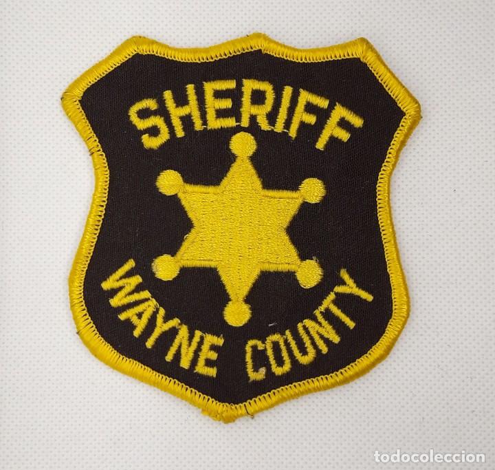 Coleccionismo: PARCHE POLICIA USA - SHERIFF WAYNE COUNTY - Foto 1