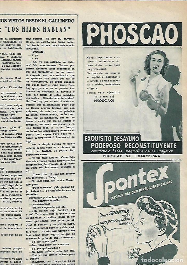 Collezionismo: A&Ntilde;O 1953 RECORTE PRENSA PUBLICIDAD PHOSCAO ESPONJA SPONTEX