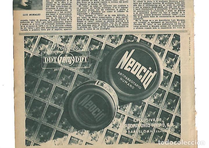 Coleccionismo: A&Ntilde;O 1946 RECORTE PRENSA PUBLICIDAD ISECTICIDA NEOCID ANTIPARASITARIO HUMANO LABORATORIO PADRO
