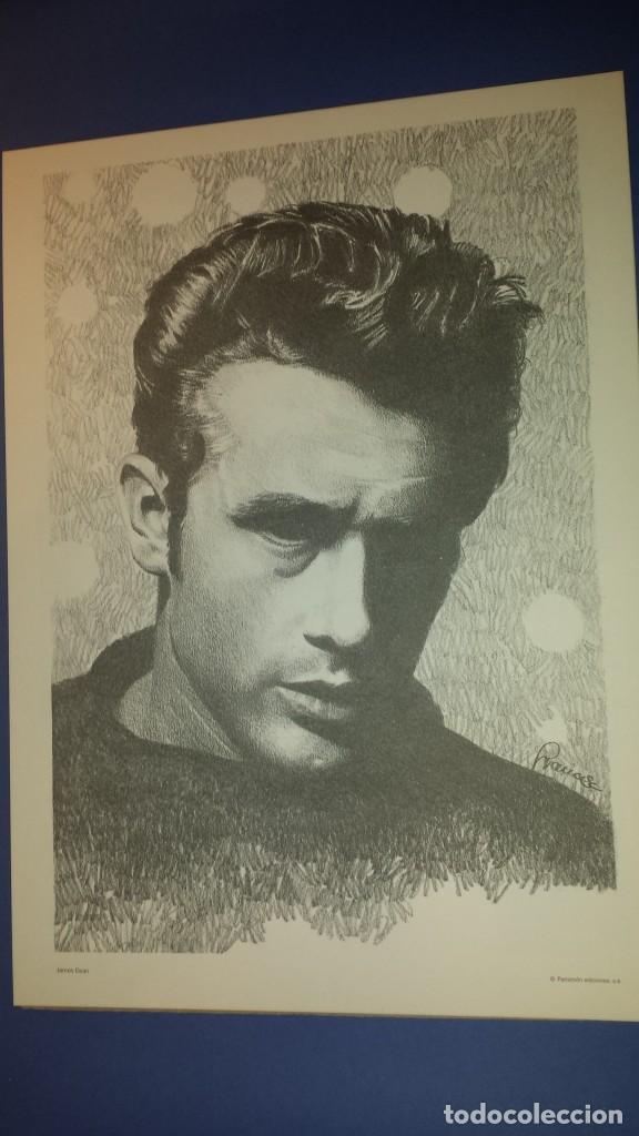 Coleccionismo: LAMINA DE DIBUJO JAMES DEAN DE EDICIONES PARRAMON