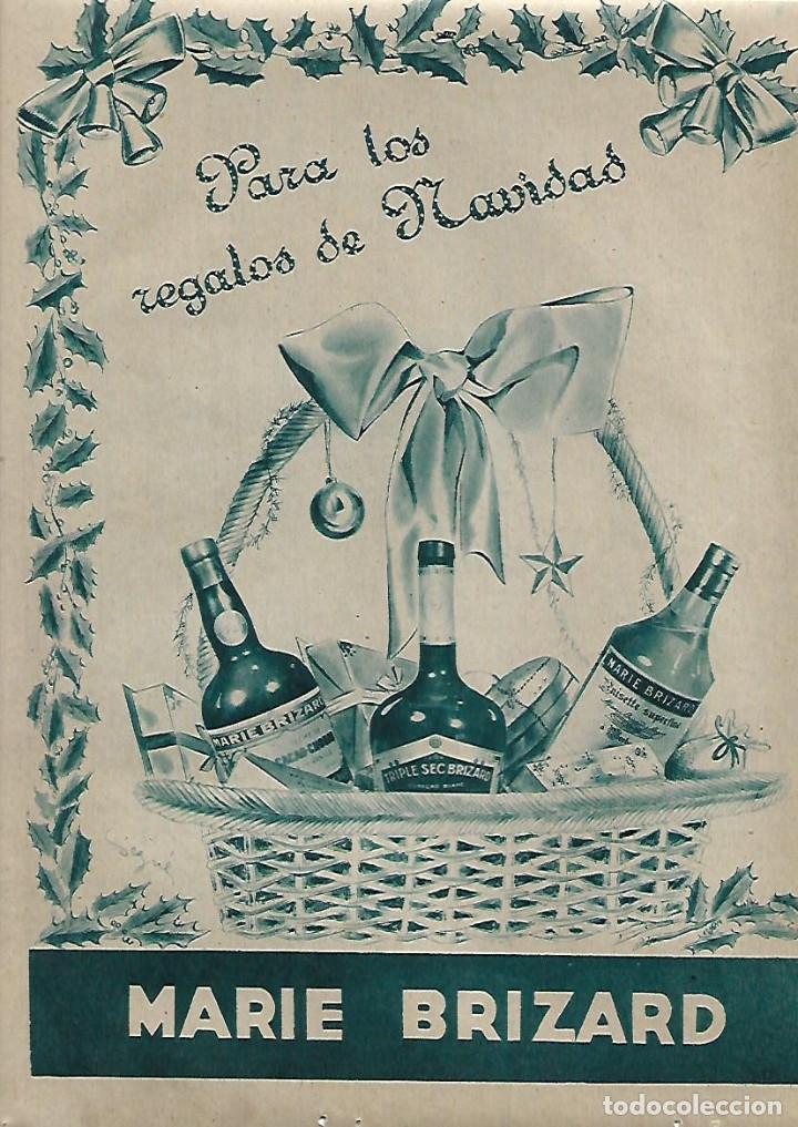 Sammelleidenschaft Papier: A&Ntilde;O 1957 RECORTE PRENSA PUBLICIDAD BEBIDAS MARIE BRIZARD ANIS ANISETTE