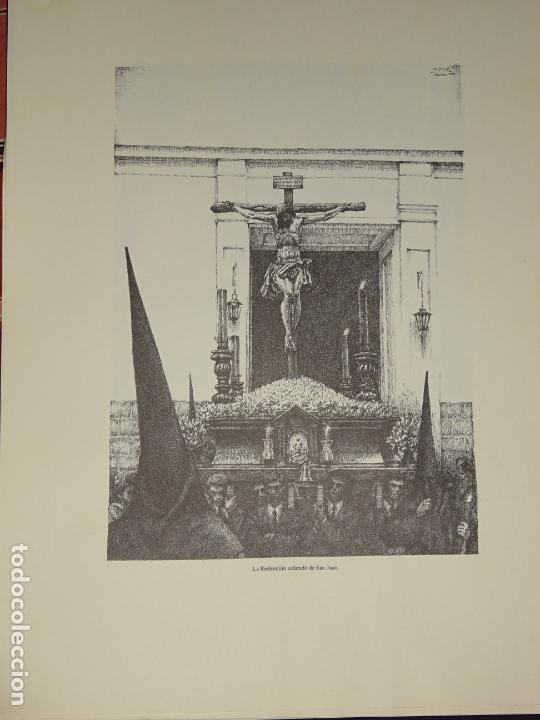 Collecting paper: L&Aacute;MINA PLUMILLA DE LA SEMANA SANTA DE M&Aacute;LAGA. 1984 LA REDENCI&Oacute;N SALIENDO DE SAN JUAN