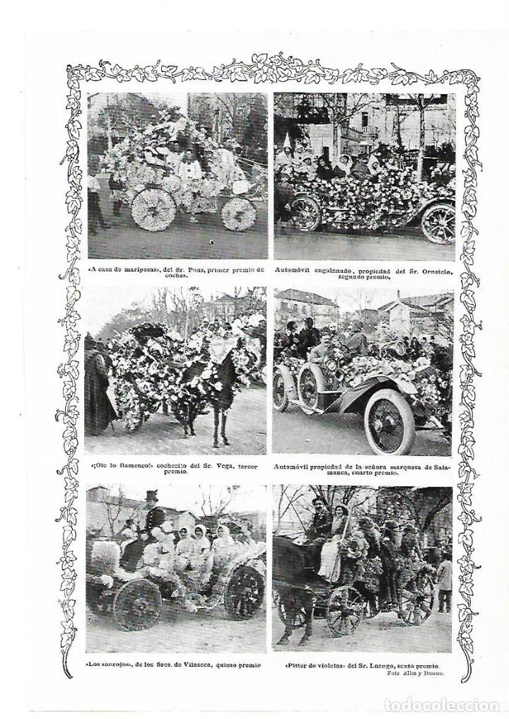 Collectionnisme: A&Ntilde;O 1913 RECORTE PRENSA CARNAVAL CARROZA COCHES SE&Ntilde;OR PONS ORNSTEIN VEGA VILASECA LUENGO