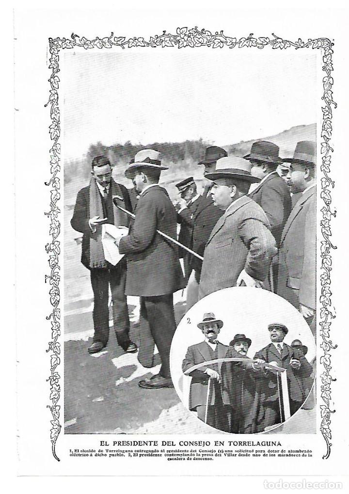 Collezionismo: A&Ntilde;O 1913 RECORTE PRENSA ROMANONES EN TORRELAGUNA ALCALDE PETICION ALUMBRADO ELECTRICO PRESA VILLAR