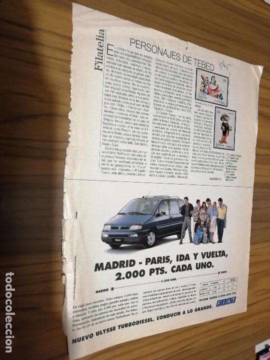 Sammelleidenschaft Papier: PERSONAJES DE TEBEO. ART&Iacute;CULO SOBRE ESTE TEMA. NO CONOCEMOS LA REVISTA. 1995. BUEN ESTADO. RARO
