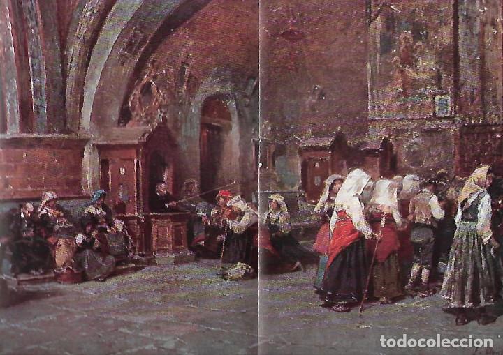 Colecionismo: A&Ntilde;O 1913 RECORTE PRENSA PINTURA LAMINA REPRODUCCION JOSE BENLLIURE CONFESION EN EL PUEBLO DE ASSISI