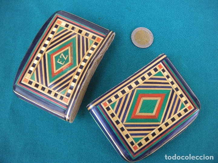 Coleccionismo: PETACA DE TABACO DECORADA - Foto 2