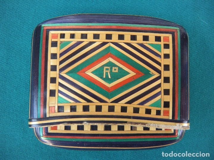 Coleccionismo: PETACA DE TABACO DECORADA - Foto 5