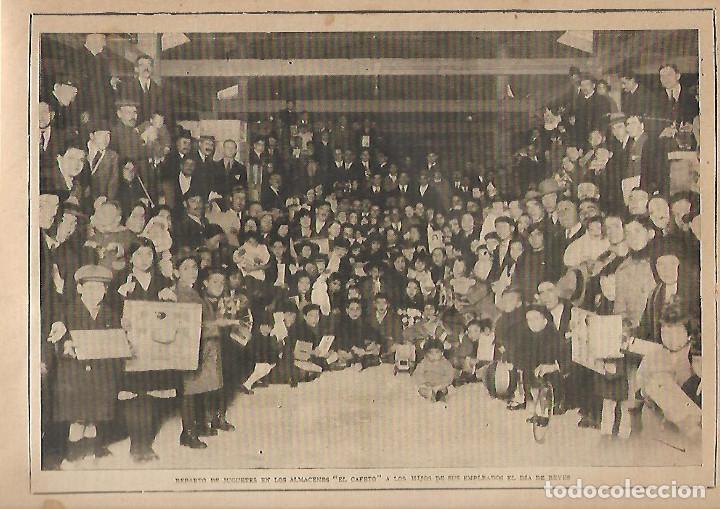 Collectionnisme: A&Ntilde;O 1924 RECORTE PRENSA REPARTO DE JUGUETES ALMACENES EL CAFETO HIJOS DE LOS EMPLEADOS