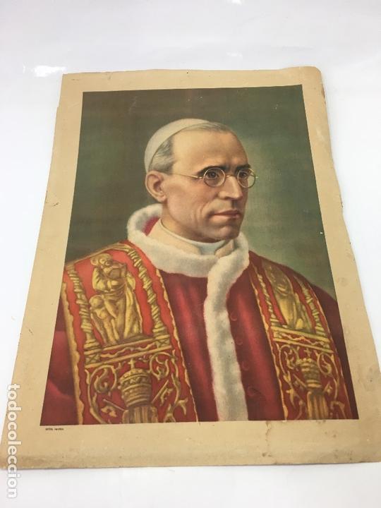 Sammelleidenschaft Papier: ANTIGUA LAMINA DE PAPA PIO XII MEDIDAS 19,20 X 28 CMS.SIN MARCO