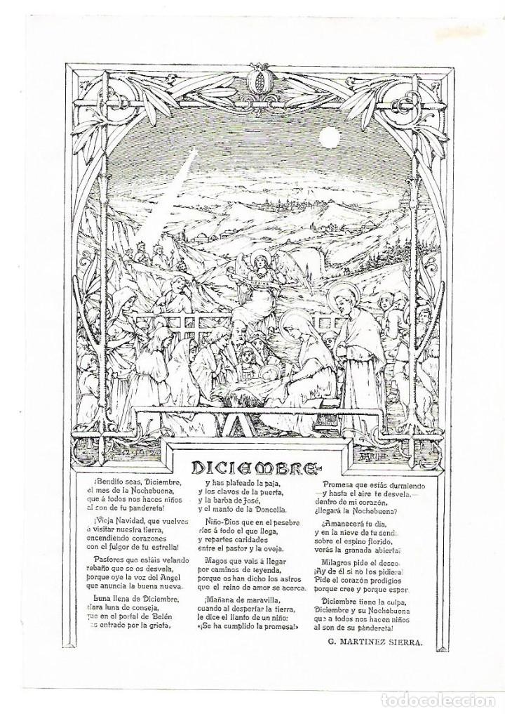Coleccionismo: A&Ntilde;O 1913 RECORTE PRENSA POESIA DICIEMBRE POR GREGORIO MARTINEZ SIERRA