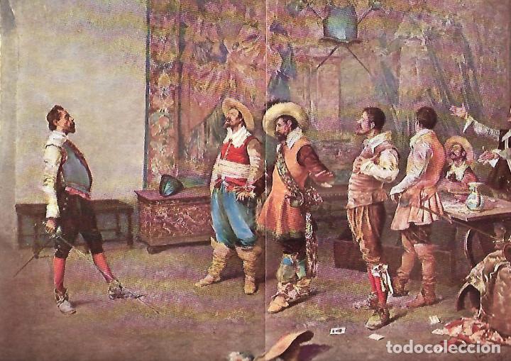 Collezionismo: A&Ntilde;O 1913 RECORTE PRENSA PINTURA LAMINA REPRODUCCION CUADRO EL DESAFIO SALVADOR SANCHEZ BARBUDO