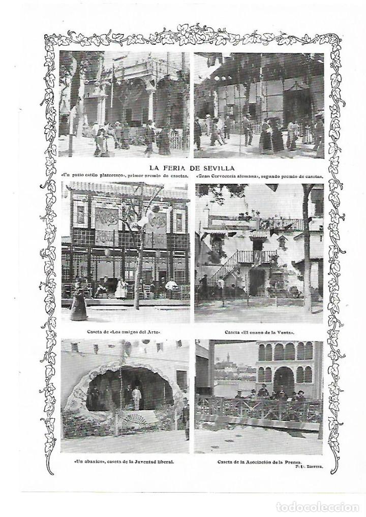 Sammelleidenschaft Papier: A&Ntilde;O 1913 RECORTE PRENSA FERIA DE SEVILLA  CONCURSO DE CASETAS ABANICO CASETA JUVENTUD LIBERAL