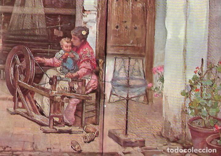 Collezionismo: A&Ntilde;O 1913 RECORTE PRENSA PINTURA LAMINA REPRODUCCION  FILADORA HILANDERA CATALANA RICARDO BRUGADA