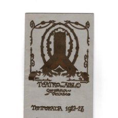 Coleccionismo: PROGRAMA OFICIAL TEATRO APOLO-MADRID-COMPAÑÍA VELASCO-TEMPORADA 1922-1923.