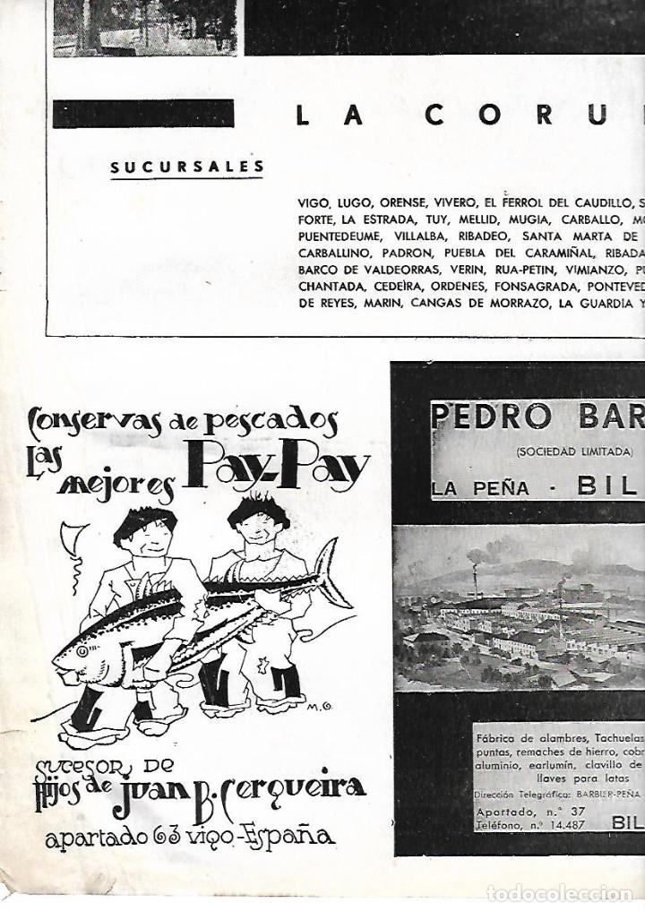 Coleccionismo: A&Ntilde;O 1939 RECORTE PRENSA PUBLICIDAD CONSERVAS PAY PAY PAY-PAY VIGO SUCESOR HIJOS DE JUAN CERQUEIRA