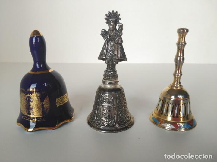 Coleccionismo: Lote de 3 campanas de colecci&oacute;n - Foto 1
