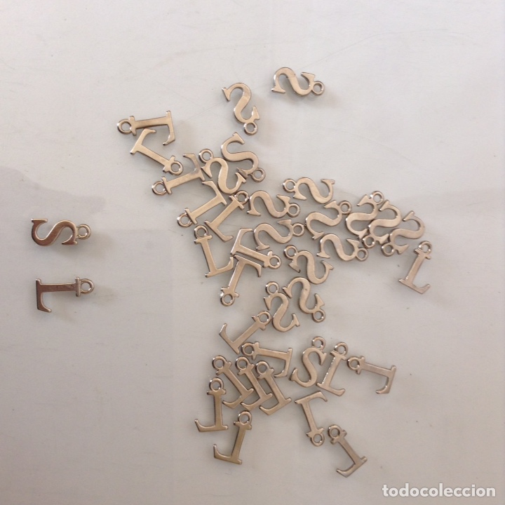 abalorios letras s y l - Buy Other collectible objects on todocoleccion