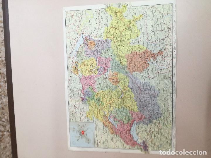 Coleccionismo: Mapa tur&iacute;stico de Suiza de 1956 - Foto 1
