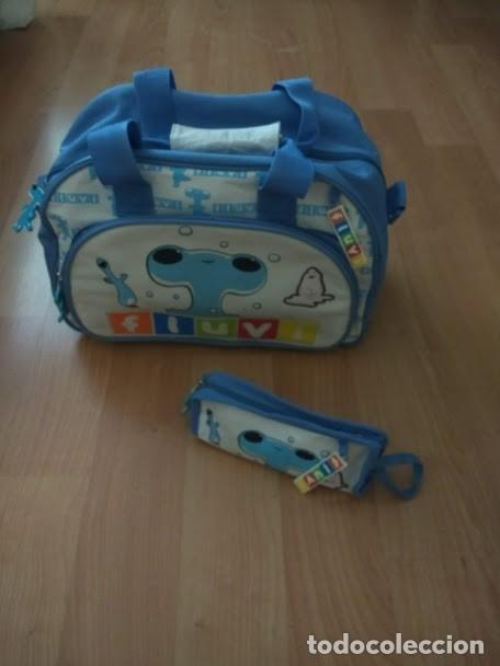 Coleccionismo: CONJUNTO BOLSA Y ESTUCHE &laquo;FLUVI&raquo; - Foto 1