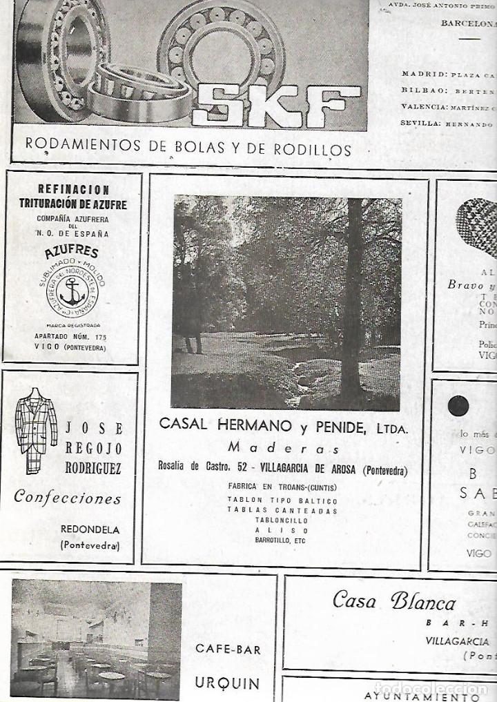 Collezionismo: A&Ntilde;O 1939 PUBLICIDAD BOLAS RODILLOS SKF CASAL HERMANO PENIDE MADERAS VILLAGARCIA DE AROSA PONTEVEDRA