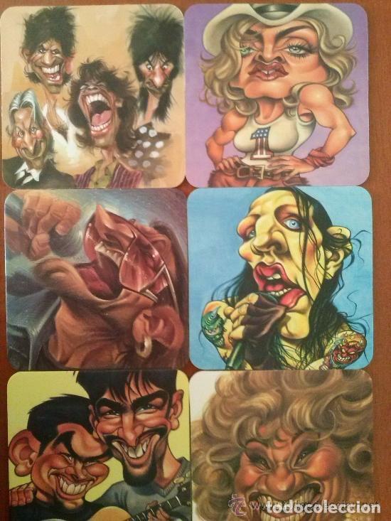 Collectionnisme: conjunto pasavasos caricaturas musicales - el jueves