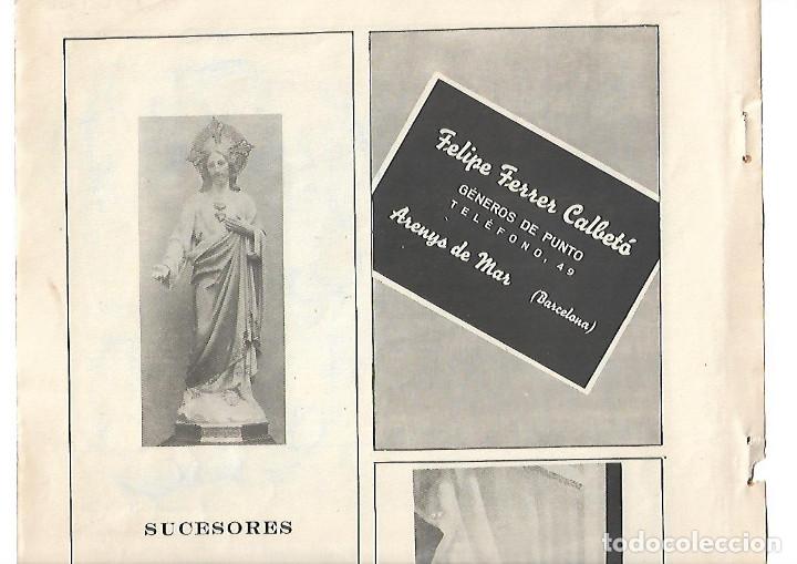 Collezionismo: A&Ntilde;O 1939 PUBLICIDAD FELIPE FERRER CALBETO GENEROS PUNTO ARENYS DE MAR YMBERN BARCELONA HILADO ALGODO