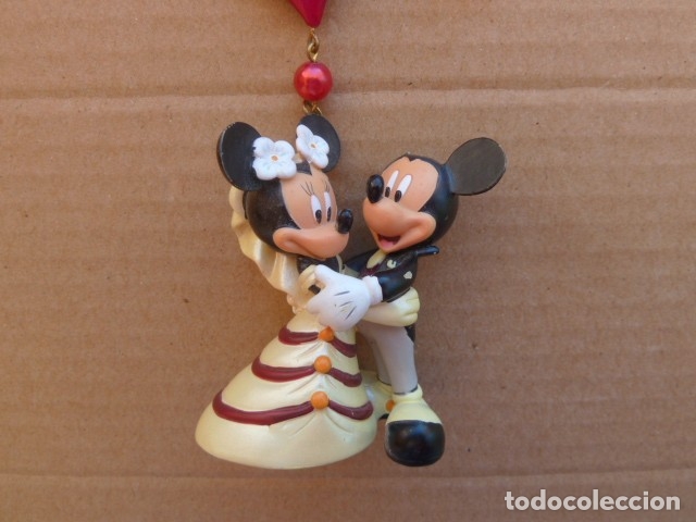 Coleccionismo: Ornamento Navidad. Mickey y Minnie Disney. LEER