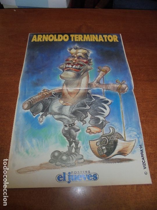 Coleccionismo: P&Oacute;STER 1991: ARNOLD TERMINATOR - Foto 2