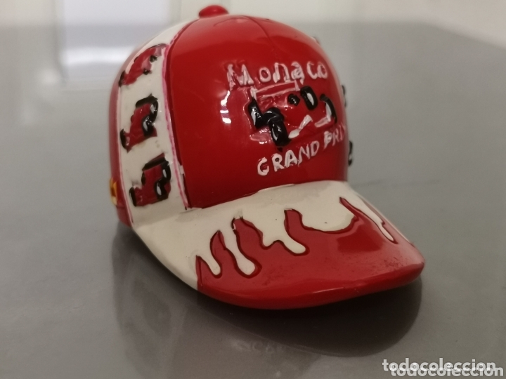 Coleccionismo: ANTIGUO IM&Aacute;N NEVERA GORRA GRAN PREMIO MONACO SERIE LIMITADA 6X4X5cm